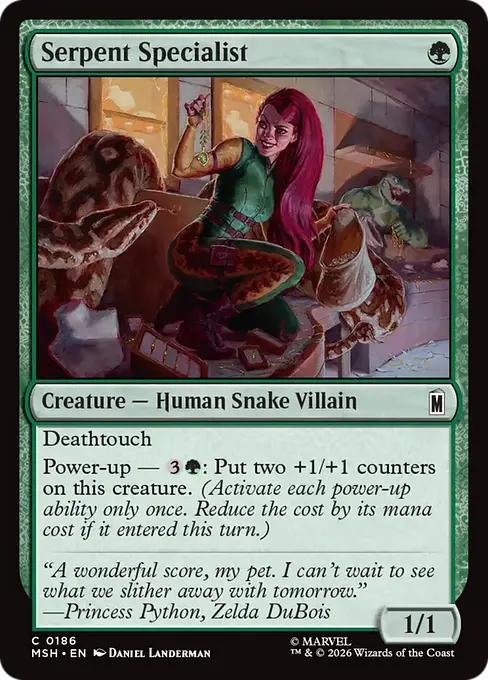 Serpent Specialist - Marvel Super Heroes