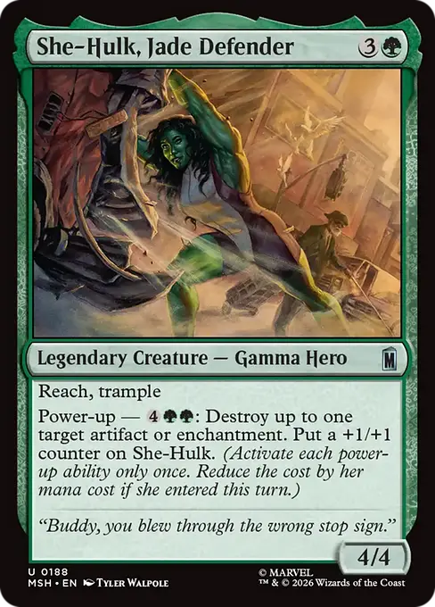 She-Hulk, Jade Defender - Marvel Super Heroes