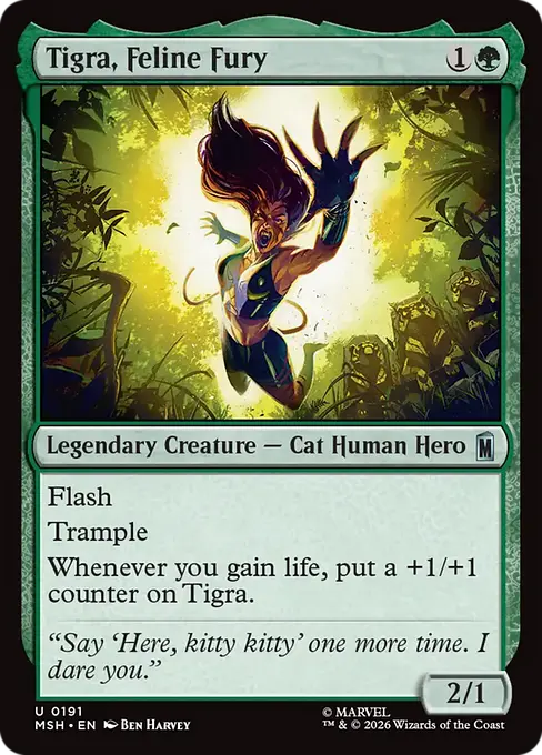 Tigra, Feline Fury - Marvel Super Heroes