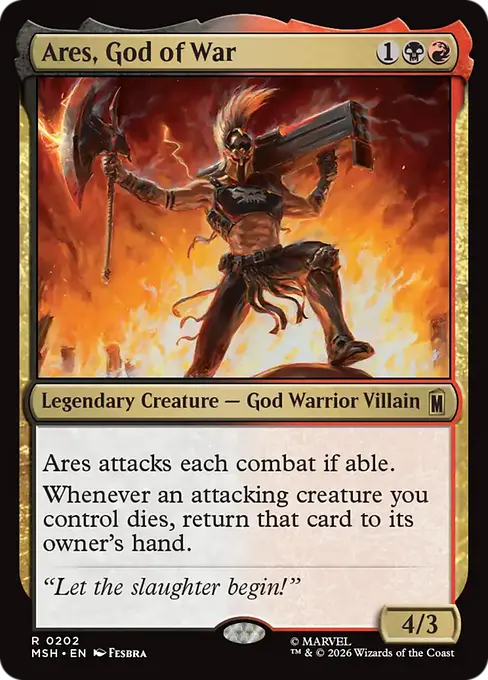 Ares, God of War - Marvel Super Heroes