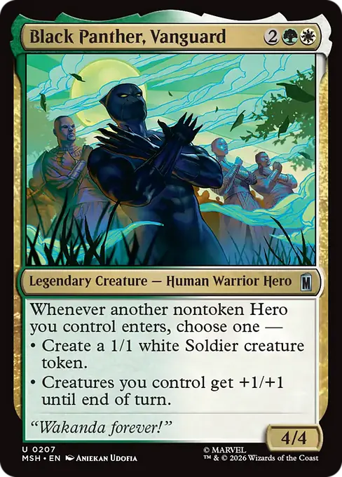 Black Panther, Vanguard - Marvel Super Heroes