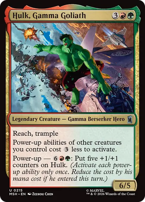 Hulk, Gamma Goliath - Marvel Super Heroes
