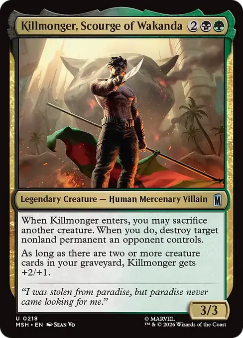Killmonger, Scourge of Wakanda - Marvel Super Heroes