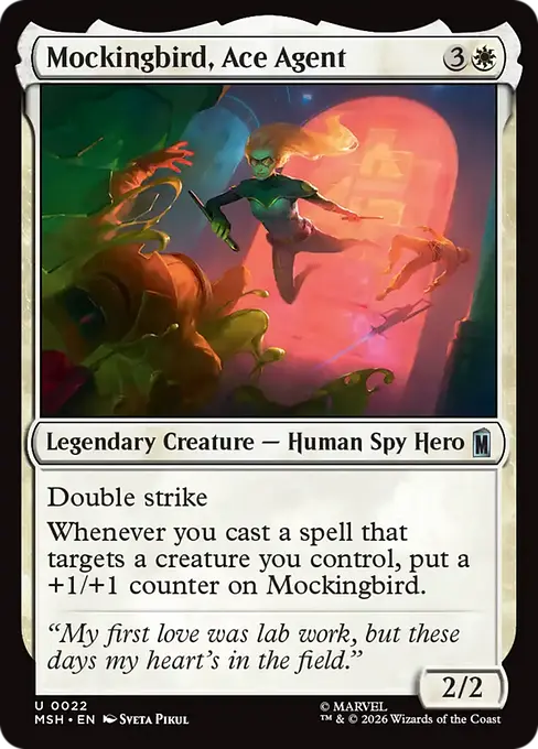 Mockingbird, Ace Agent - Marvel Super Heroes