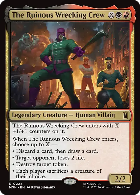 The Ruinous Wrecking Crew - Marvel Super Heroes
