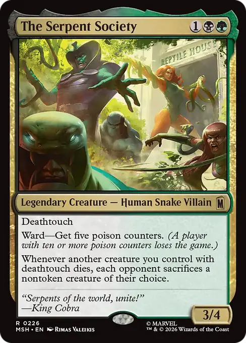 The Serpent Society - Marvel Super Heroes