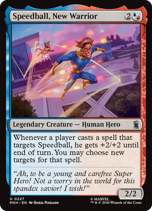 Speedball, New Warrior - Marvel Super Heroes
