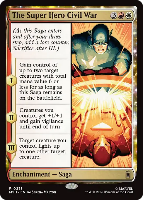 The Super Hero Civil War - Marvel Super Heroes