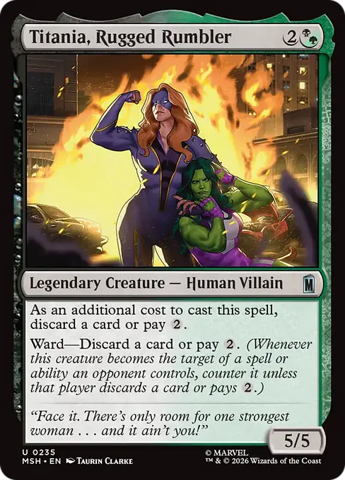 Titania, Rugged Rumbler - Marvel Super Heroes