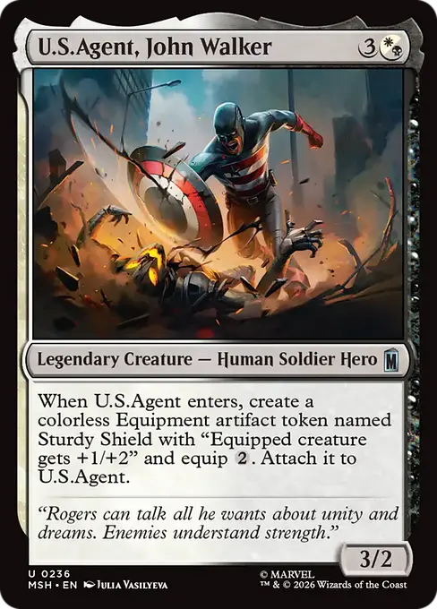 U.S.Agent, John Walker - Marvel Super Heroes
