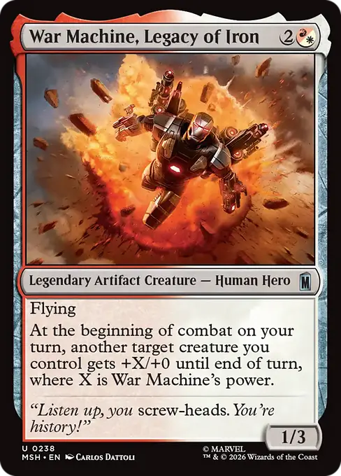 War Machine, Legacy of Iron - Marvel Super Heroes