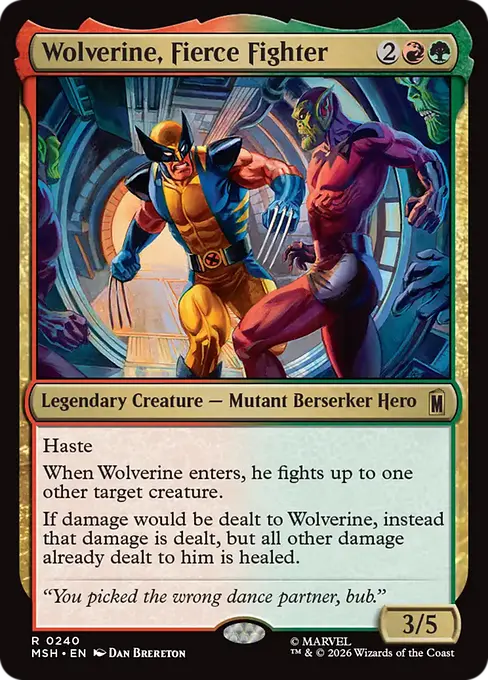 Wolverine, Fierce Fighter - Marvel Super Heroes