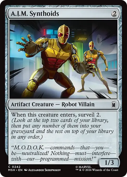 A.I.M. Synthoids - Marvel Super Heroes