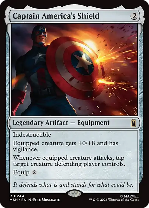 Captain America's Shield - Marvel Super Heroes