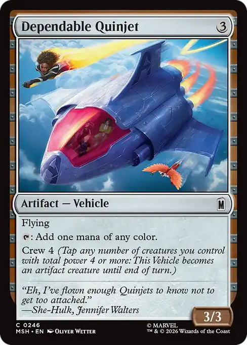 Dependable Quinjet - Marvel Super Heroes