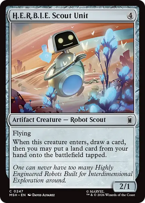 H.E.R.B.I.E. Scout Unit - Marvel Super Heroes