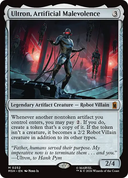 Ultron, Artificial Malevolence - Marvel Super Heroes