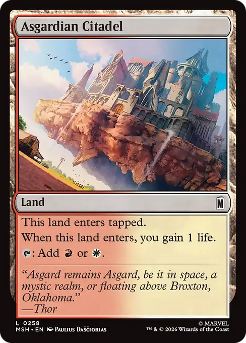 Asgardian Citadel - Marvel Super Heroes