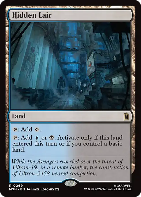 Hidden Lair - Marvel Super Heroes