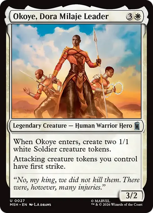 Okoye, Dora Milaje Leader - Marvel Super Heroes