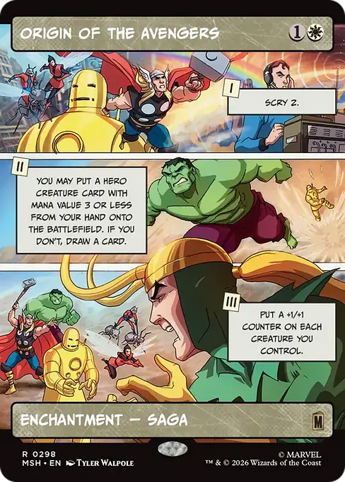 Origin of the Avengers - Marvel Super Heroes