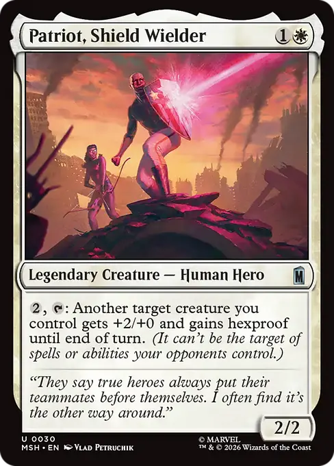 Patriot, Shield Wielder - Marvel Super Heroes