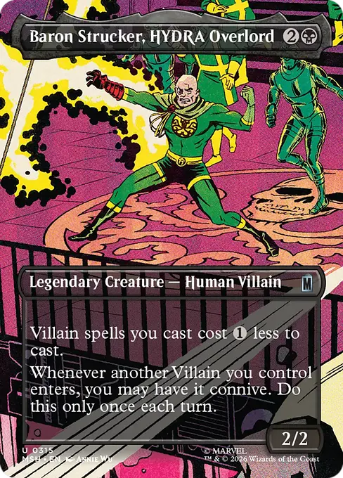 Baron Strucker, HYDRA Overlord - Marvel Super Heroes