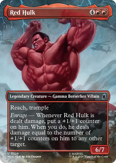 Red Hulk - Marvel Super Heroes