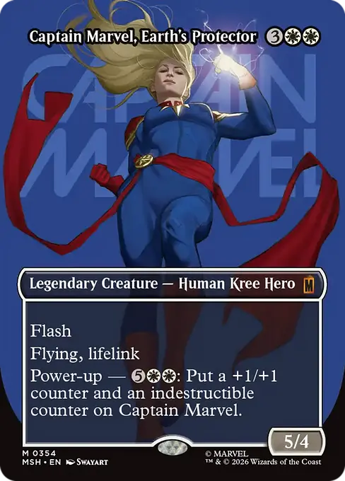 Captain Marvel, Earth's Protector - Marvel Super Heroes