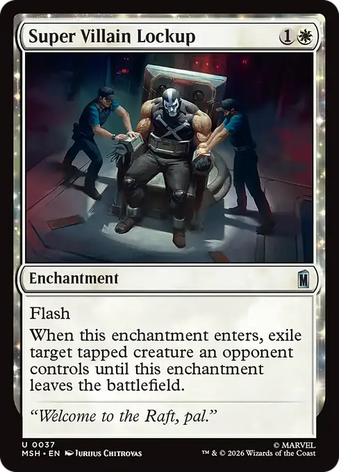 Super Villain Lockup - Marvel Super Heroes