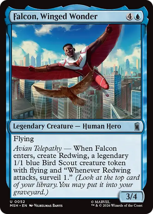 Falcon, Winged Wonder - Marvel Super Heroes