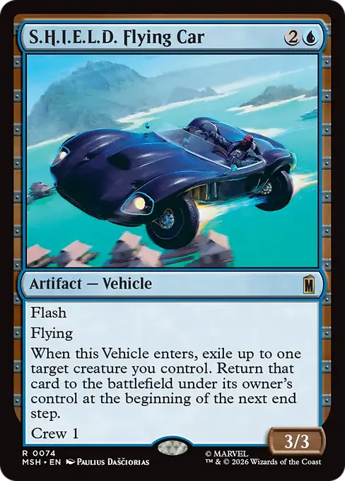 S.H.I.E.L.D. Flying Car - Marvel Super Heroes