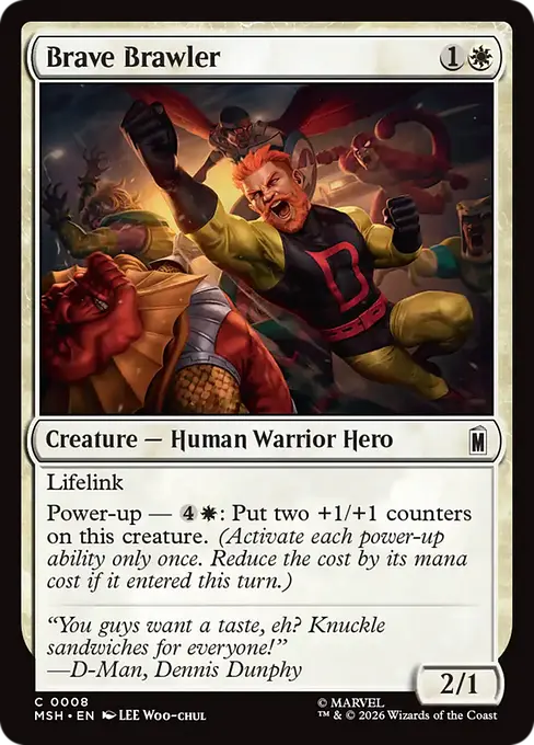 Brave Brawler - Marvel Super Heroes