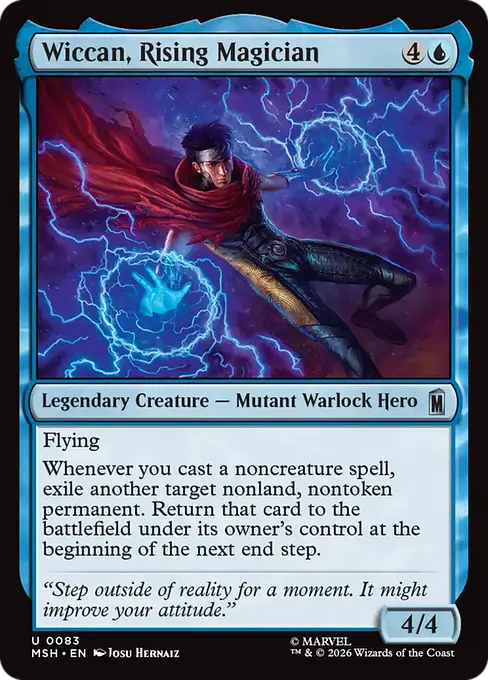 Wiccan, Rising Magician - Marvel Super Heroes