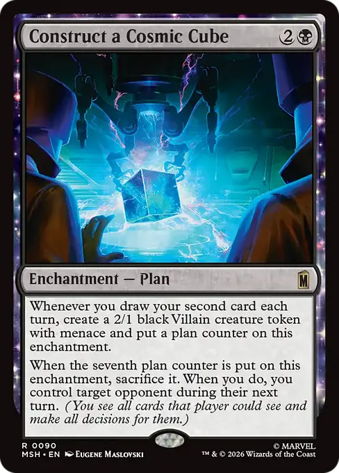 Construct a Cosmic Cube - Marvel Super Heroes