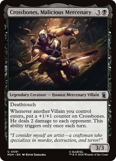 Crossbones, Malicious Mercenary - Marvel Super Heroes