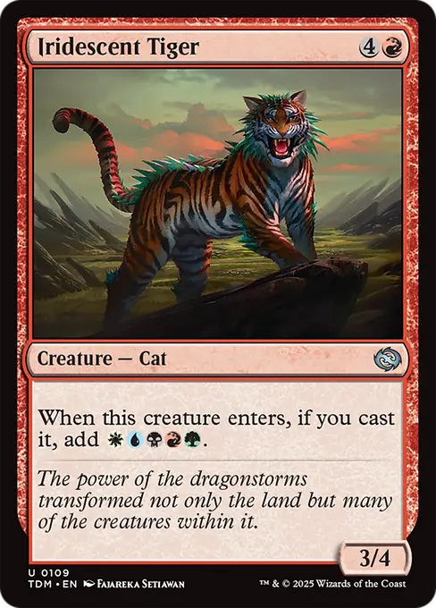 Iridescent Tiger - Tarkir: Dragonstorm