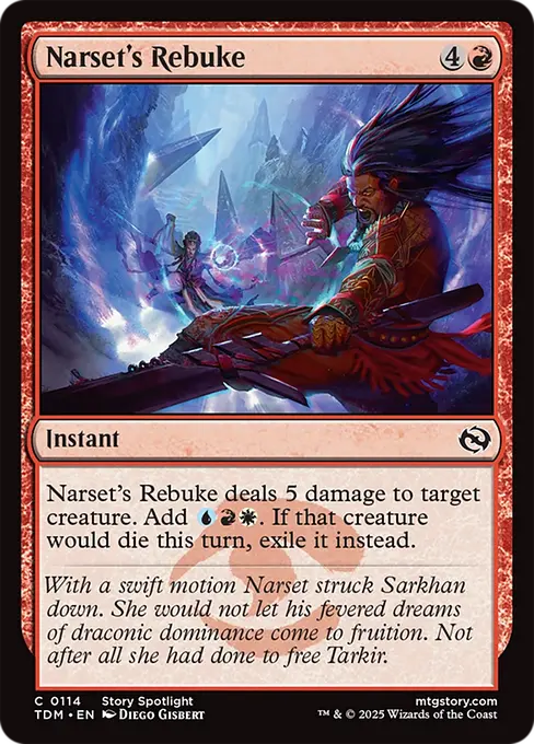 Narset's Rebuke - Tarkir: Dragonstorm
