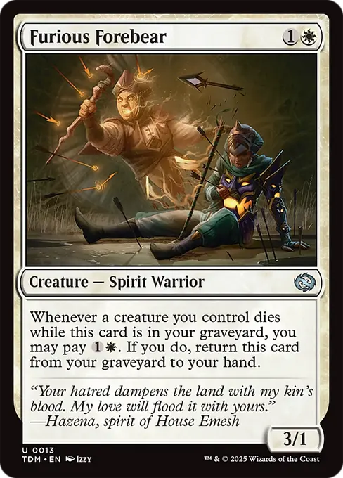 Furious Forebear - Tarkir: Dragonstorm
