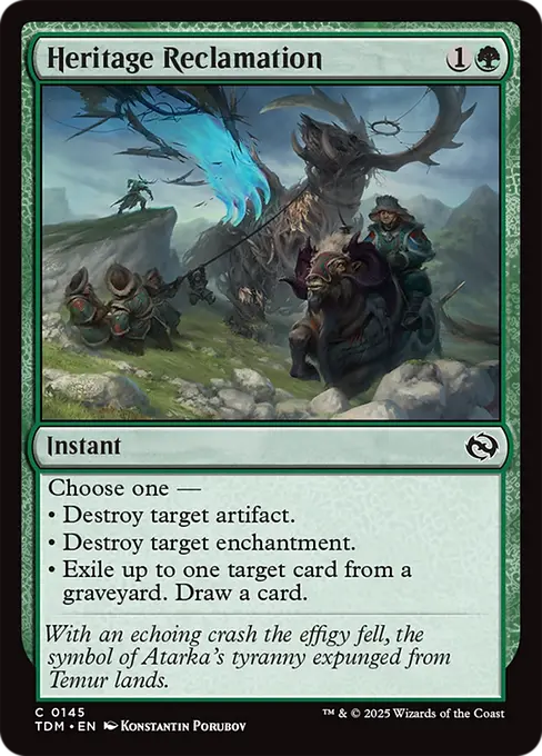 Heritage Reclamation - Tarkir: Dragonstorm
