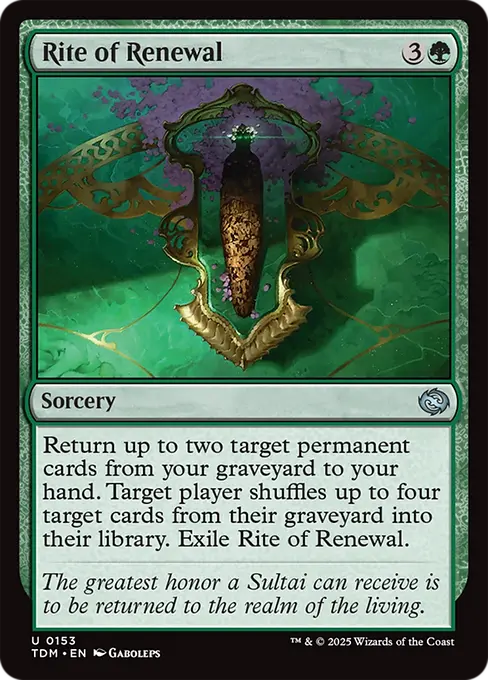 Rite of Renewal - Tarkir: Dragonstorm