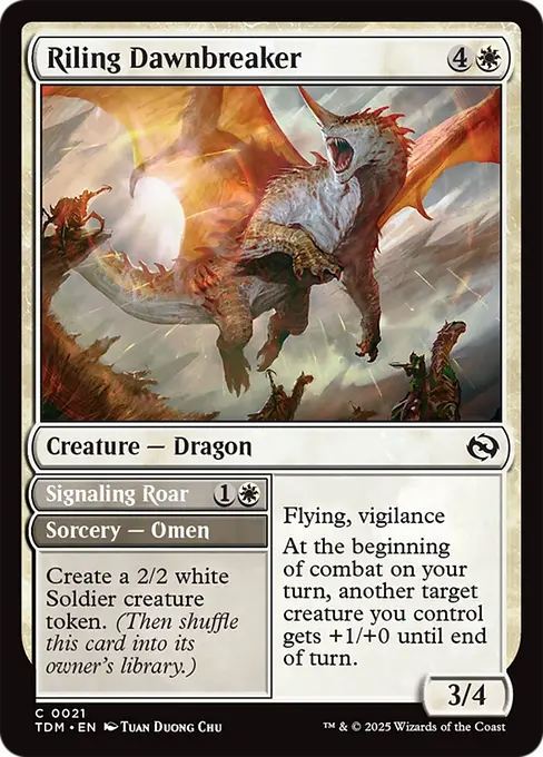 Riling Dawnbreaker // Signaling Roar - Tarkir: Dragonstorm