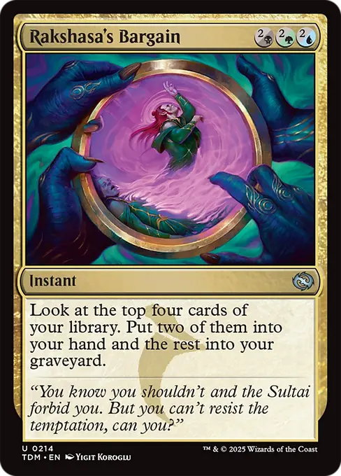 Rakshasa's Bargain - Tarkir: Dragonstorm