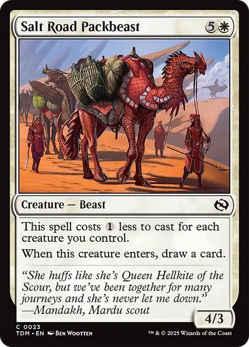 Salt Road Packbeast - Tarkir: Dragonstorm
