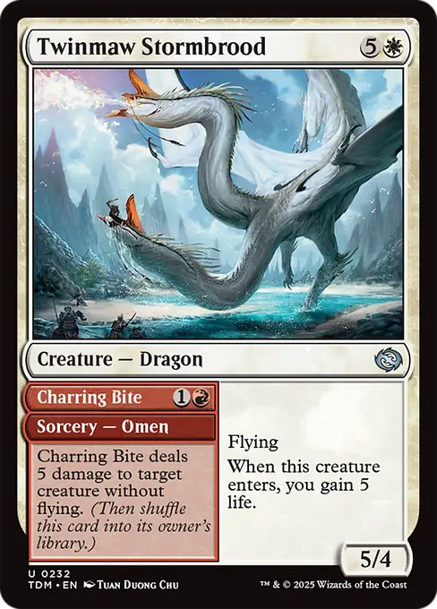 Twinmaw Stormbrood // Charring Bite - Tarkir: Dragonstorm