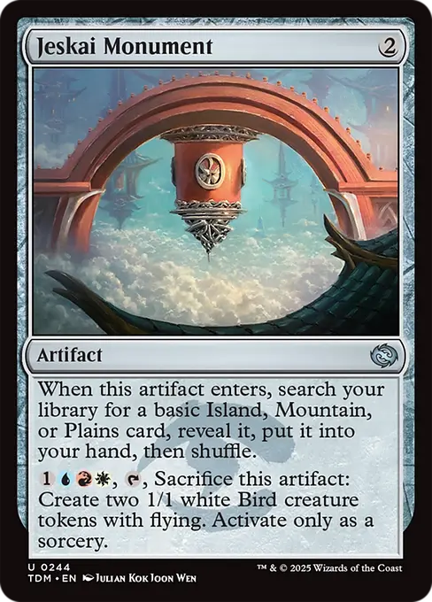 Jeskai Monument - Tarkir: Dragonstorm