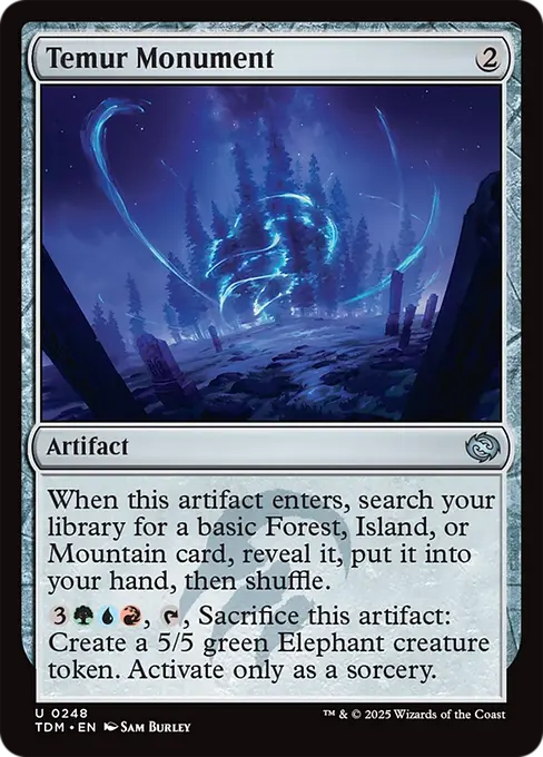 Temur Monument - Tarkir: Dragonstorm