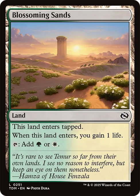 Blossoming Sands - Tarkir: Dragonstorm