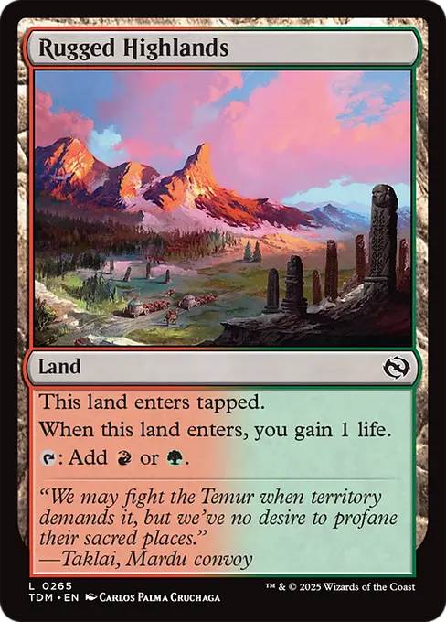 Rugged Highlands - Tarkir: Dragonstorm
