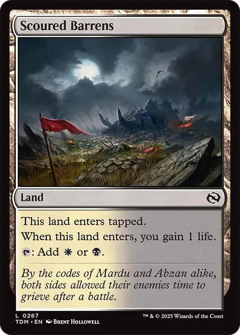 Scoured Barrens - Tarkir: Dragonstorm